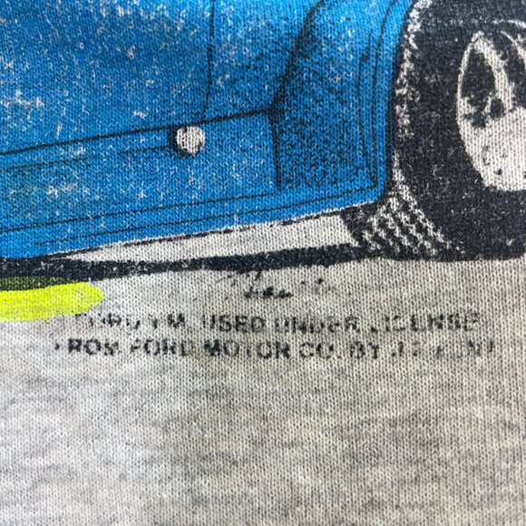 JerZees Mens Graphic T Tee TShirt Size 2X Heather Gray Ford Rat Rod Car Show - Picture 8 of 8